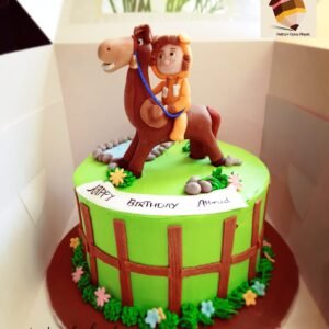 Riding horse cake